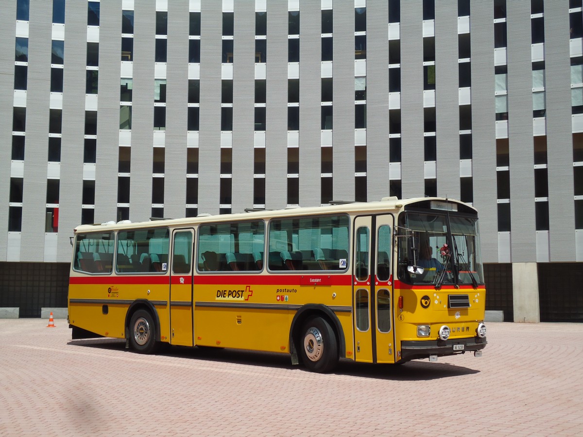 (145'889) - F�ssler, Unteriberg - Nr. 6/SZ 5232 - Saurer/R&J (ex Sch�rch, Gutenburg Nr. 6; ex P 24'358) am 20. Juli 2013 in Airolo, Caserna