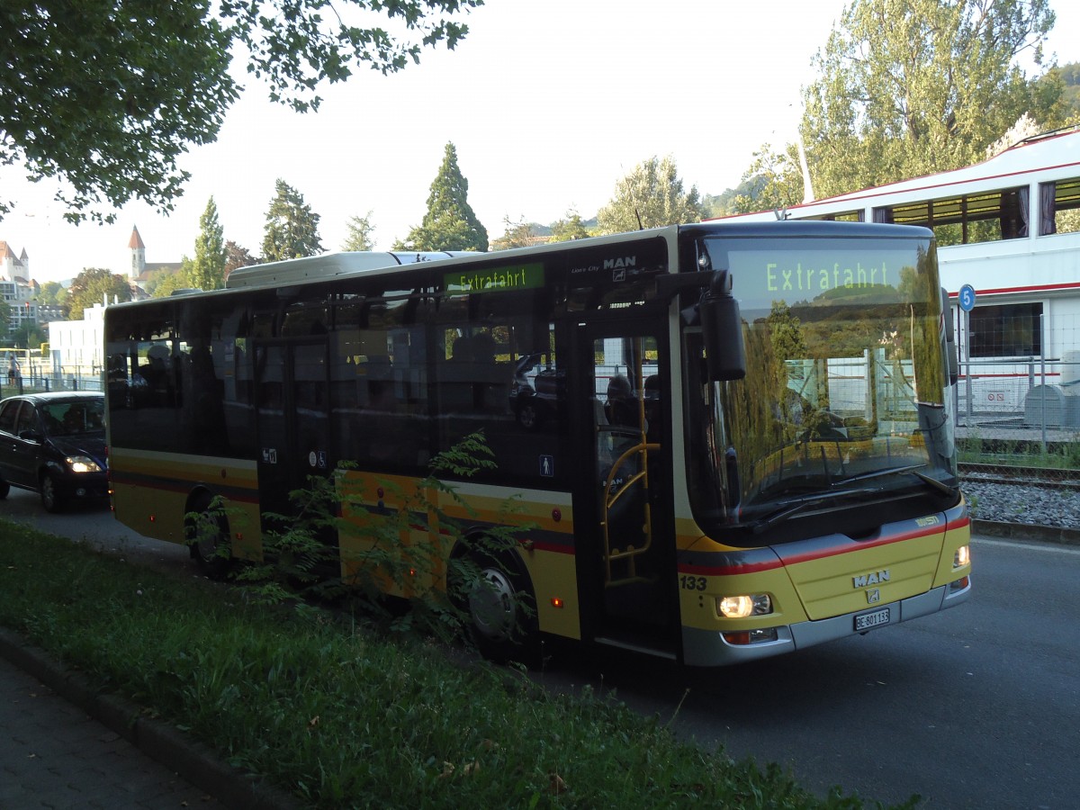 (146'485) - STI Thun - Nr. 133/BE 700'133 - MAN/G�ppel am 21. August 2013 in Thun, Rosenau