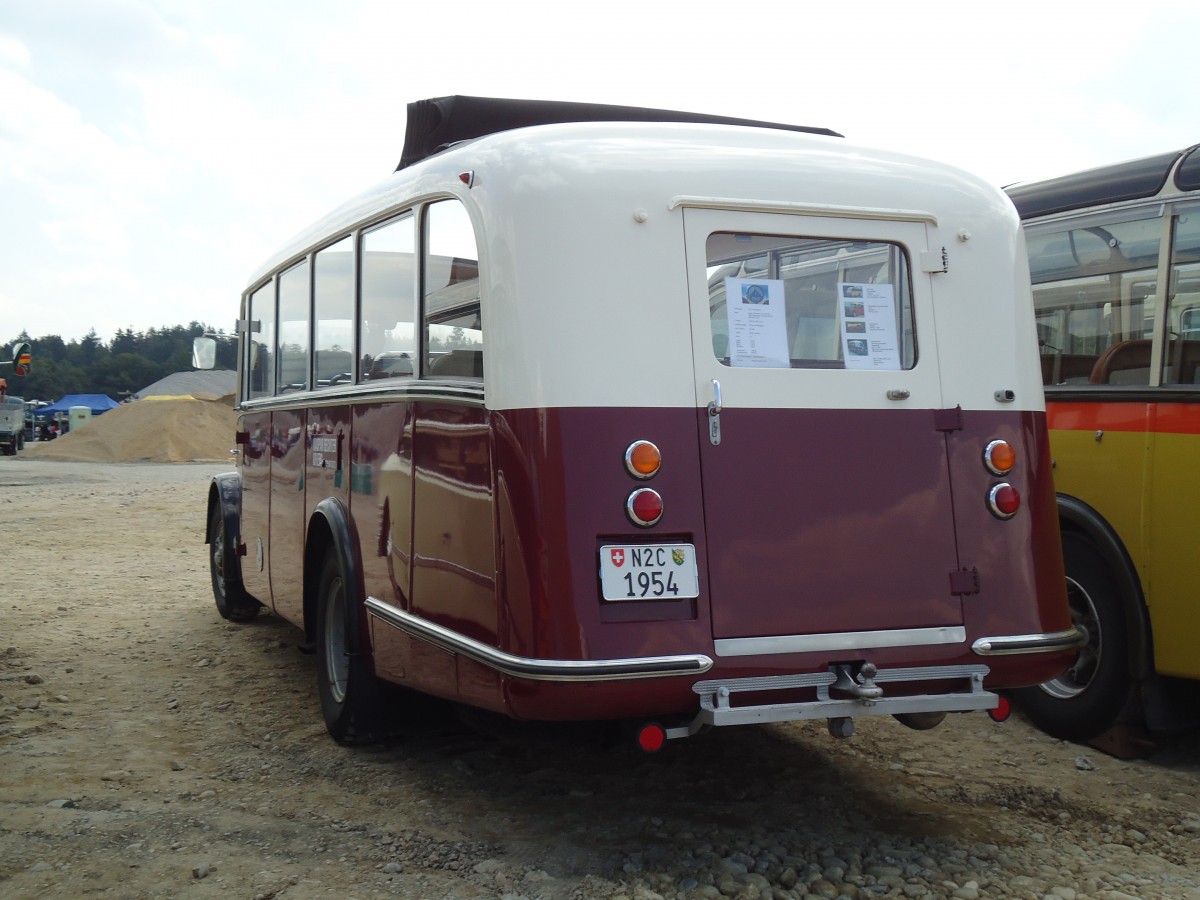 (146'744) - Bechter, Kriens - Saurer/Krapf (ex M�nch, D-Marienberg; ex Spirig, Widnau; ex RhV Altst�tten Nr. 33; ex Th�r, Eichberg) am 31. August 2013 in Niederbipp, Saurertreffen