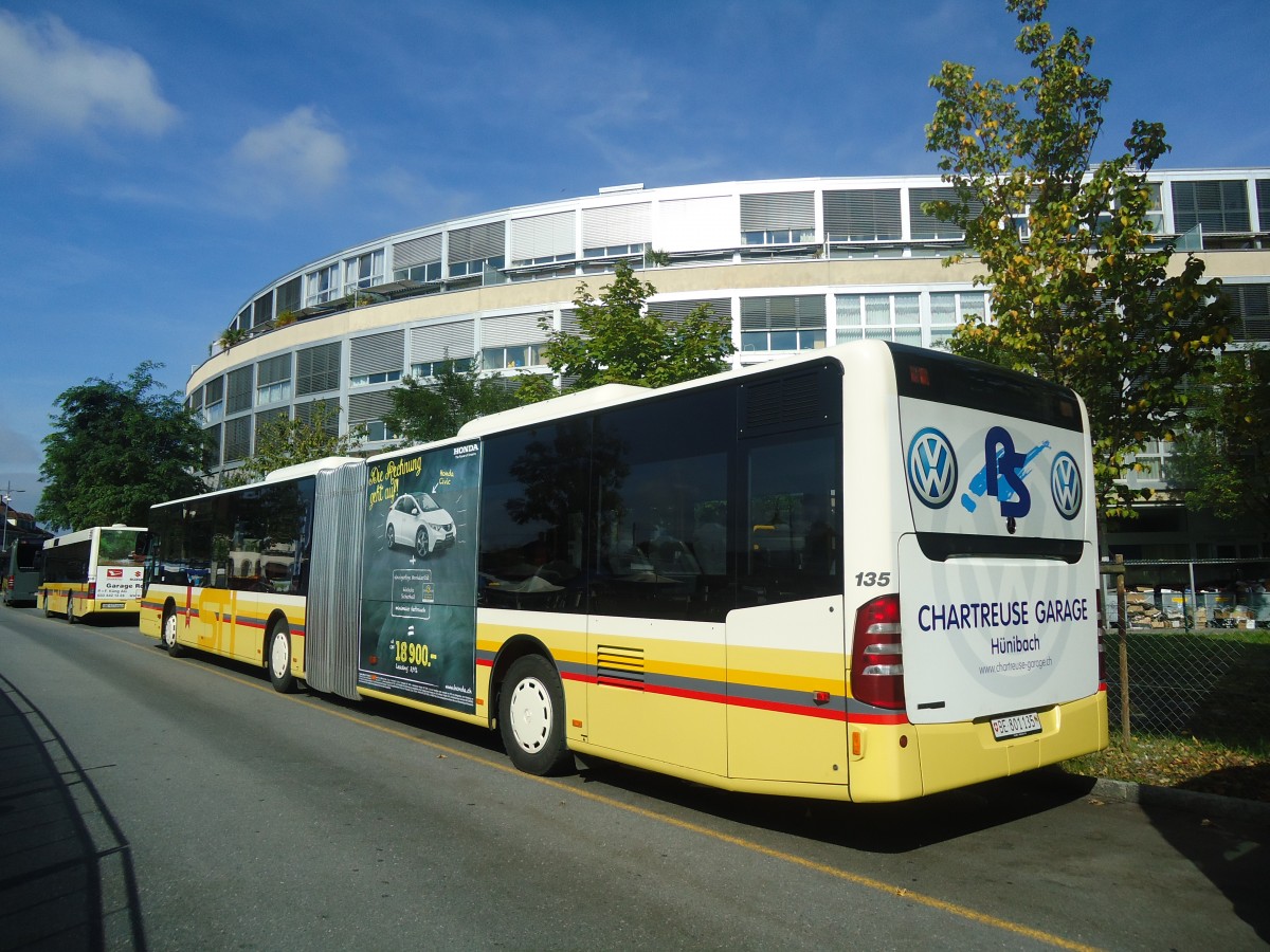 (147'441) - STI Thun - Nr. 135/BE 801'135 - Mercedes am 2. Oktober 2013 bei der Schiffl�ndte Thun