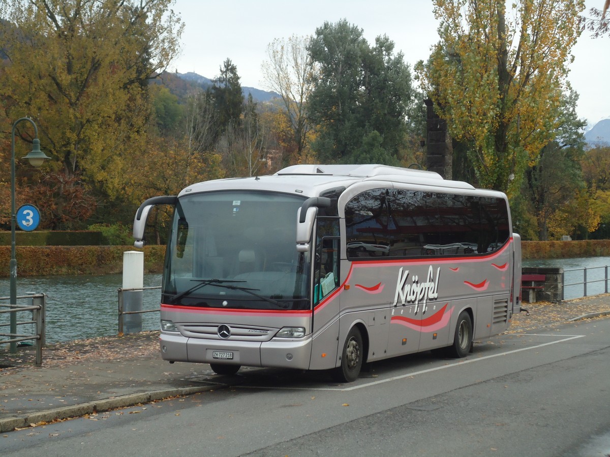 (147'562) - Kn�pfel, Dinhard - ZH 727'218 - Mercedes am 27. Oktober 2013 bei der Schiffl�ndte Thun