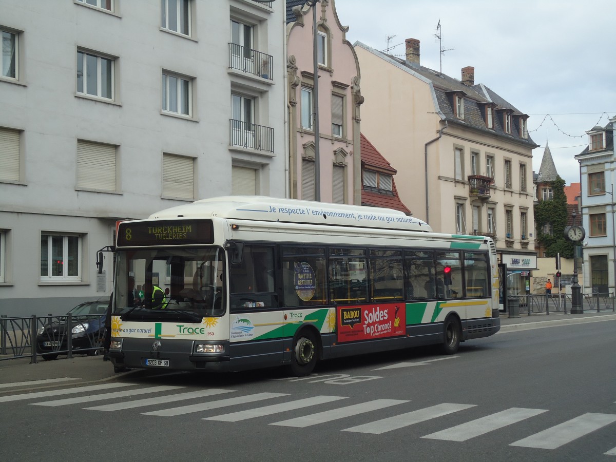 (148'187) - TRACE Colmar - Nr. 253/9203 XP 68 - Renault (ex Nr. 153) am 7. Dezember 2013 in Colmar, Th��tre