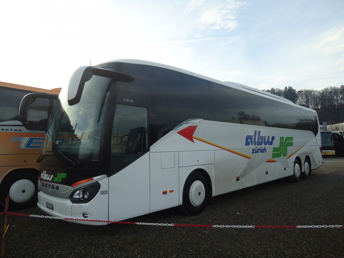 (148'369) - Albus, Z�rich - Nr. 5333/ZH 312'248 - Setra am 22. Dezember 2013 in Kloten, EvoBus