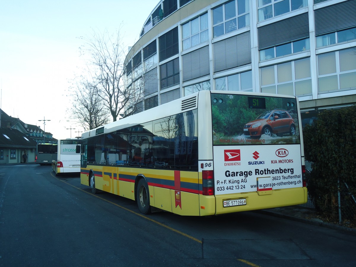 (148'604) - STI Thun - Nr. 96/BE 577'096 - MAN am 31. Dezember 2013 bei der Schiffl�ndte Thun