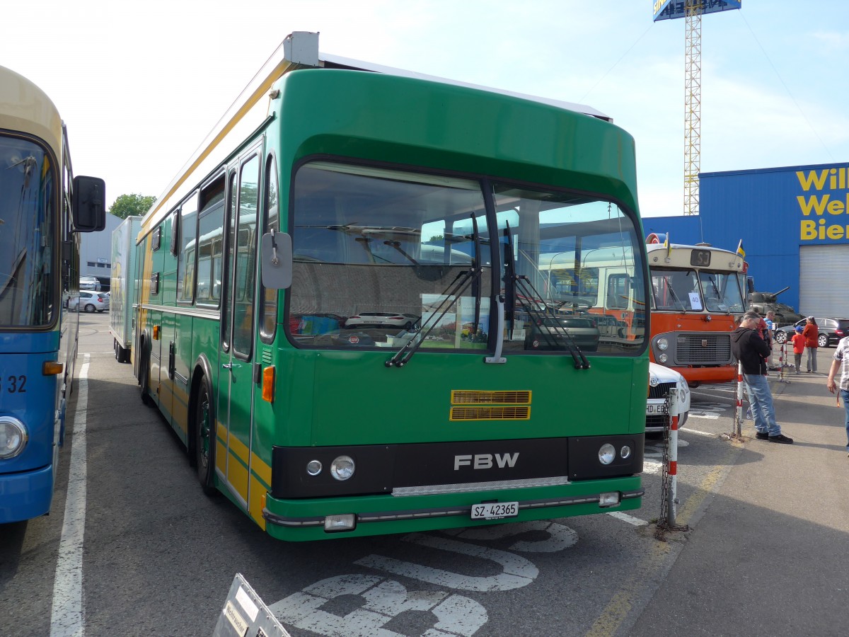 (149'745) - Aus der Schweiz: R�llin, Hirzel - SZ 42'365 - FBW (ex ABM Meinisberg) am 25. April 2014 in Sinsheim, Museum