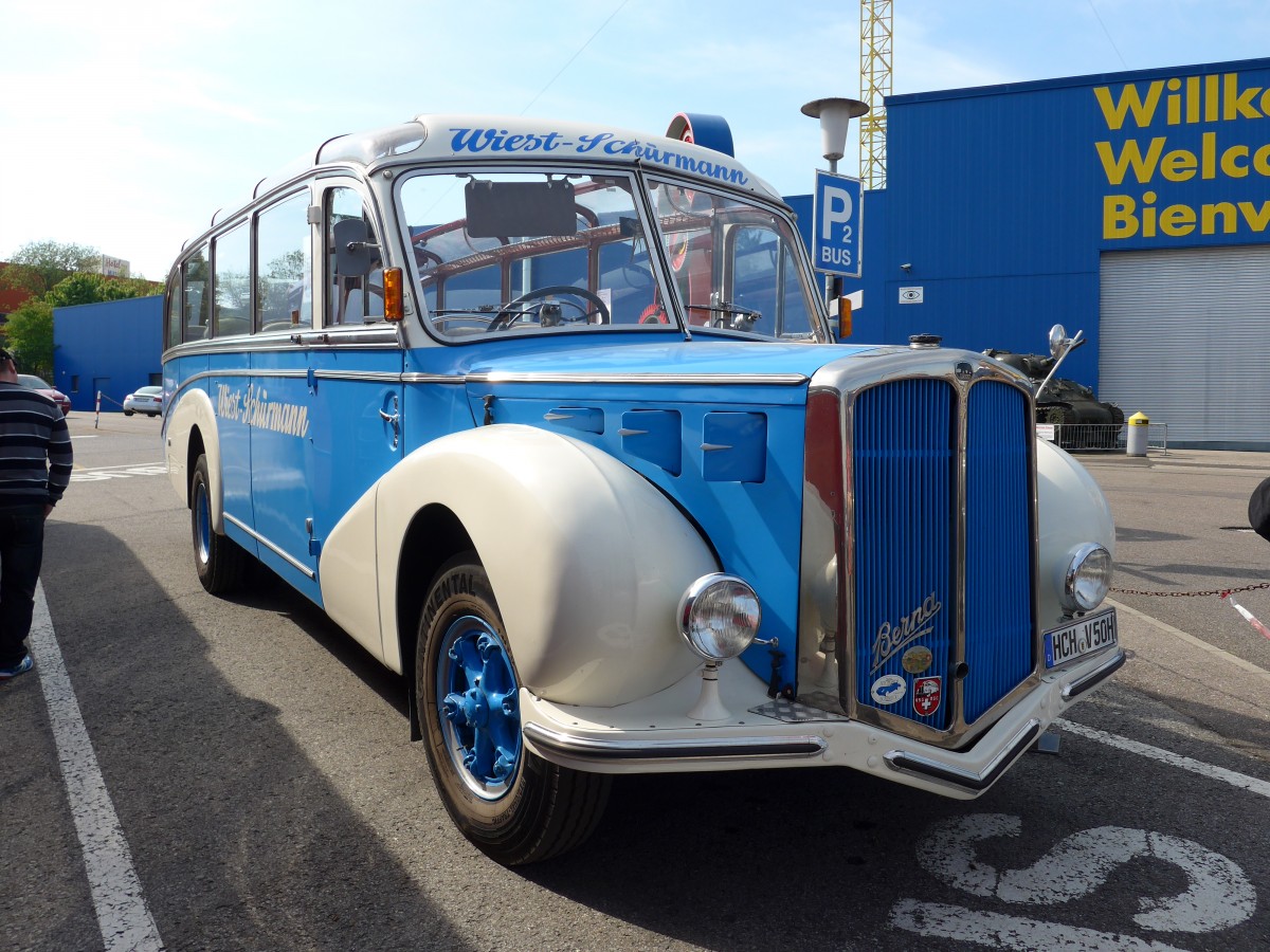 (149'750) - Wiest-Sch�rmann, Hechingen - HCH-V 50H - Berna/R&J (ex AOE Langnau; ex SER Langnau) am 25. April 2014 in Sinsheim, Museum