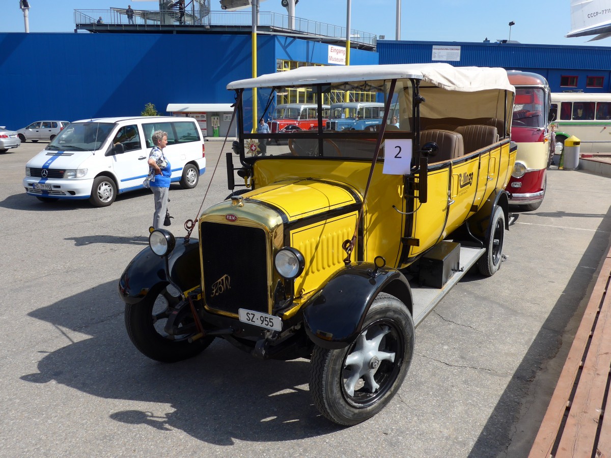 (149'798) - Aus der Schweiz: R�llin, Hirzel - SZ 955 - FBW/Seitz-Hess (ex RhV Altst�tten Nr. 31; ex P 2881/1529) am 25. April 2014 in Sinsheim, Museum