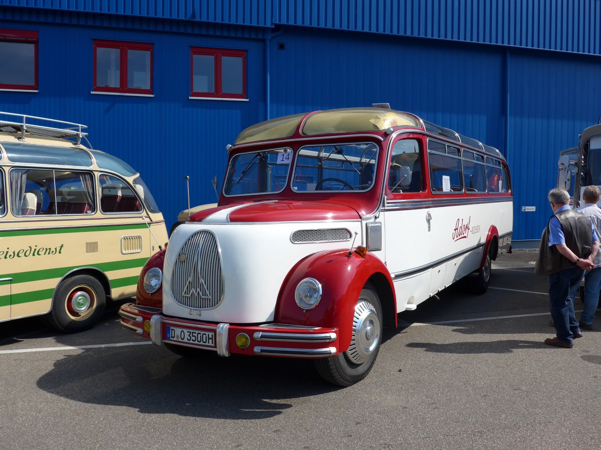 (149'827) - Adorf-Reisen, D�sseldorf - D-O 3500H - Magirus-Deutz am 25. April 2014 in Sinsheim, Museum