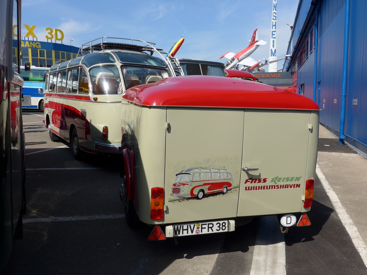 (149'840) - Fass, Wilhelmshaven - Nr. 38A/WHV-FR 38 - ??? Gep�ckanh�nger am 25. April 2014 in Sinsheim, Museum