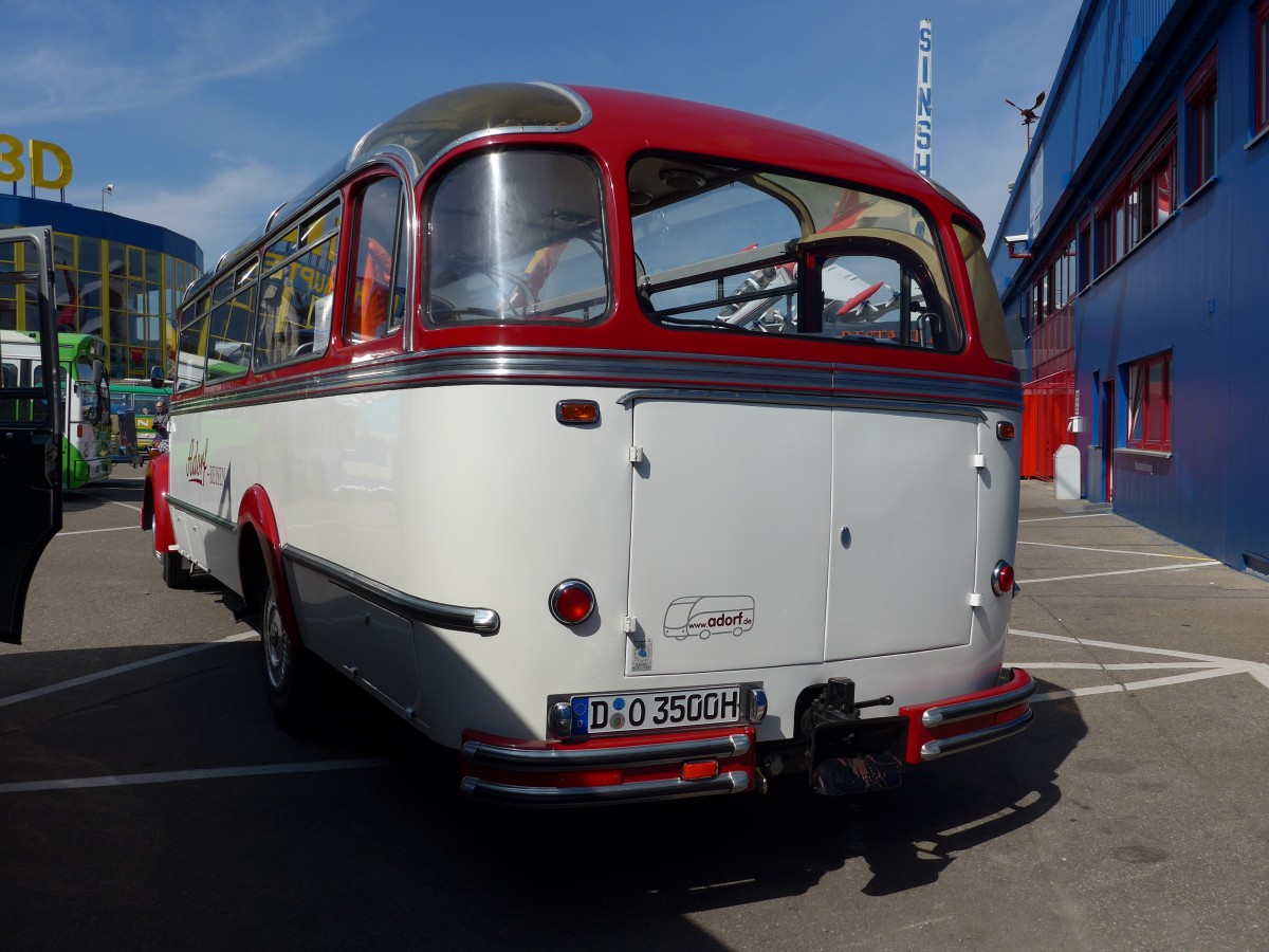 (149'842) - Adorf-Reisen, D�sseldorf - D-O 3500H - Magirus-Deutz am 25. April 2014 in Sinsheim, Museum