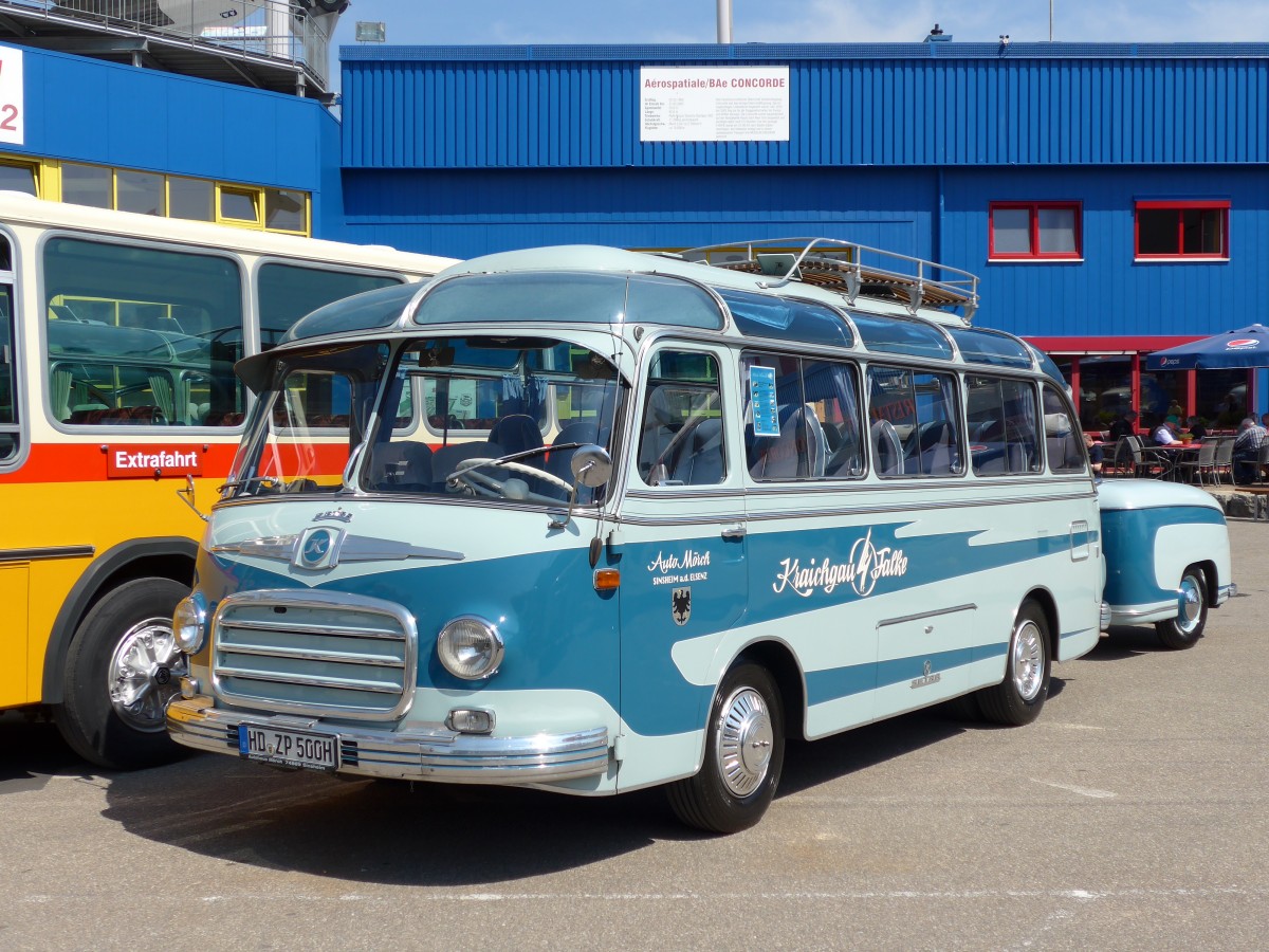 (149'858) - M�rch, Sinsheim - HD-ZP 500H - Setra am 25. April 2014 in Sinsheim, Museum