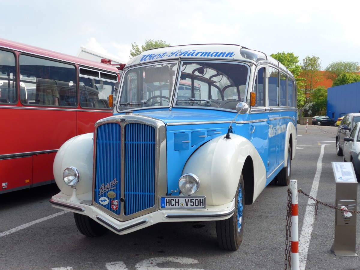 (150'081) - Wiest-Sch�rmann, Hechingen - HCH-V 50H - Berna/R&J (ex AOE Langnau; ex SER Langnau) am 25. April 2014 in Sinsheim, Museum