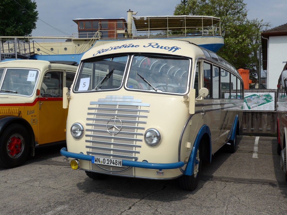 (150'289) - Ruoff, Stuttgart - WN-O 1948H - Mercedes/Auw�rter am 26. April 2014 in Speyer, Technik-Museum