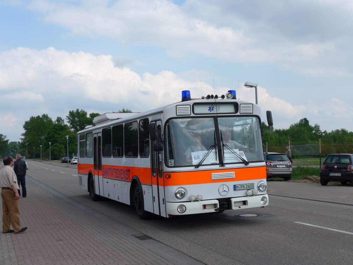 (150'479) - Ambulanz Aicher, M�nchen - M-PA 2405 - Mercedes am 26. April 2014 in Speyer, Technik-Museum