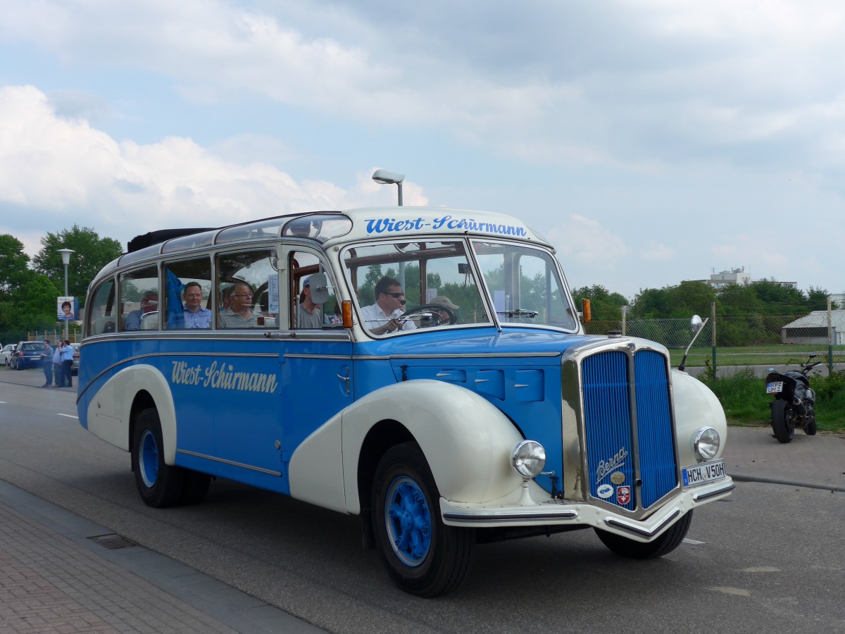 (150'480) - Wiest-Sch�rmann, Hechingen - HCH-V 50H - Berna/R&J (ex AOE Langnau; ex SER Langnau) am 26. April 2014 in Speyer, Technik-Museum