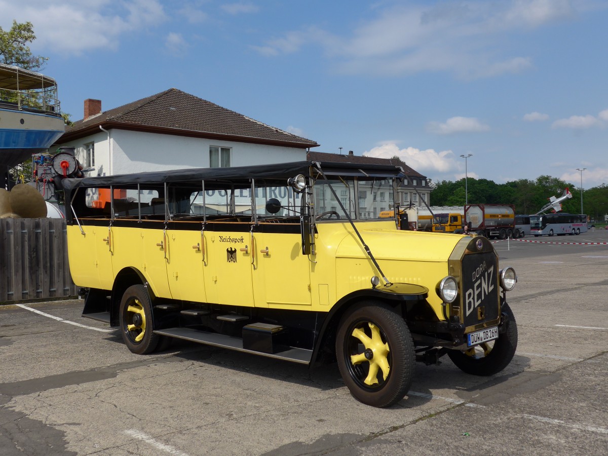(150'507) - Wolf, Bad D�rkheim - D�W-DB 26H - Benz/Gaggenau (ex Deutsche Reichspost; ex Feuerwehrfahrzeug/DDR) am 26. April 2014 in Speyer, Technik-Museum