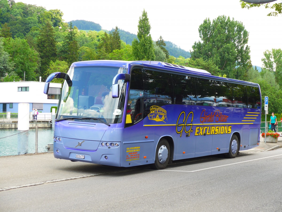 (151'855) - Blaser, Suchy - VD 554'777 - Volvo am 25. Juni 2014 bei der Schiffl�ndte Thun