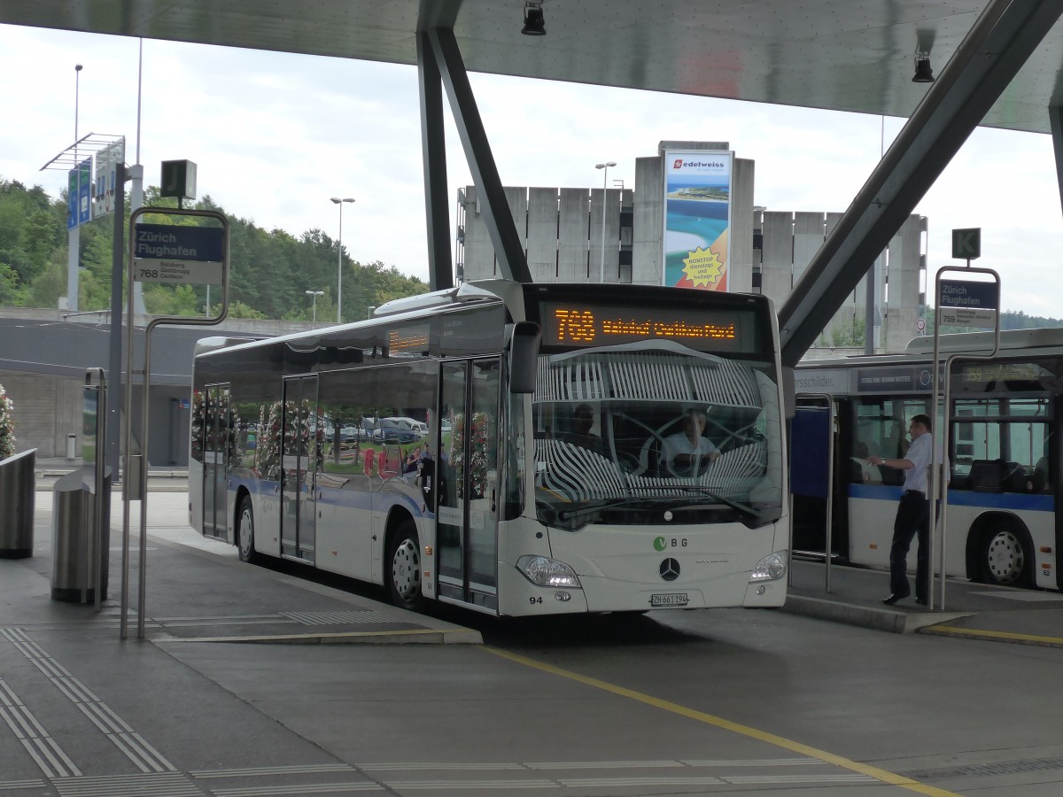 (153'606) - Welti-Furrer, Z�rich - Nr. 94/ZH 661'194 - Mercedes am 4. August 2014 in Z�rich, Flughafen