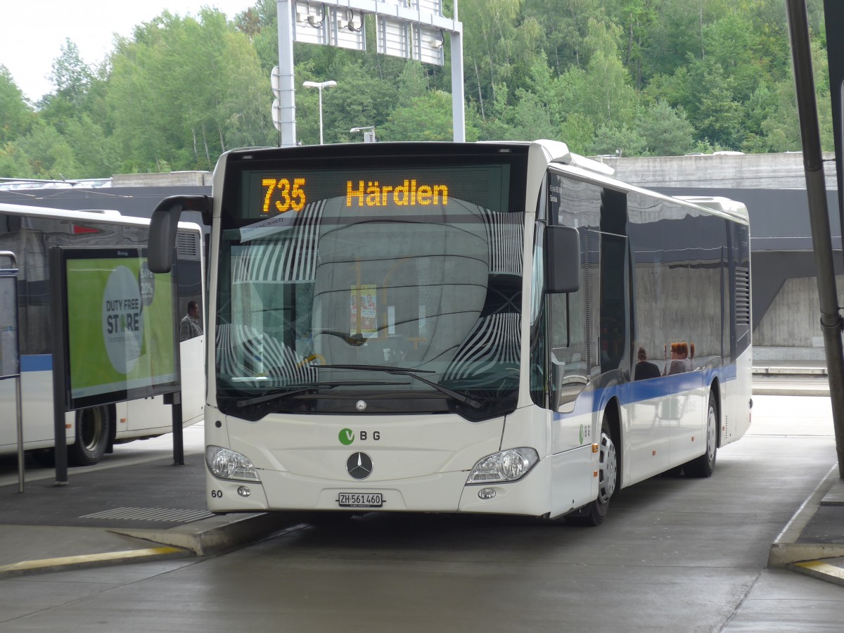 (153'608) - Welti-Furrer, Z�rich - Nr. 60/ZH 561'460 - Mercedes am 4. August 2014 in Z�rich, Flughafen