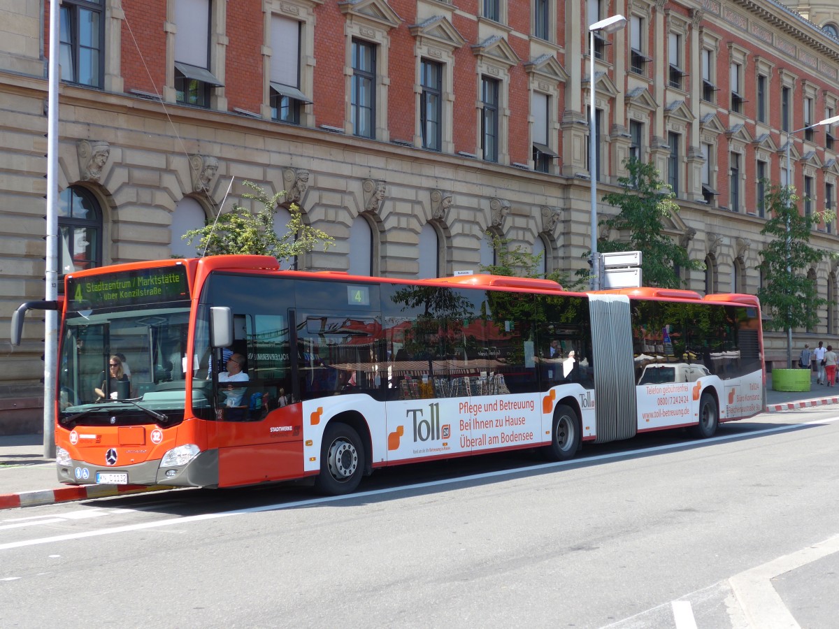 (153'654) - SWK Konstanz - Nr. 32/KN-C 1132 - Mercedes am 4. August 2014 in Konstanz, Post/Marktst�tte