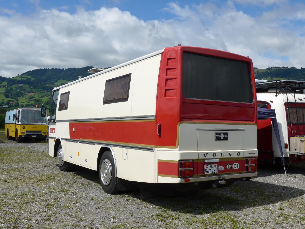 (153'803) - Schweizer, Steffisburg - BE 567'235 - Volvo/Van Hool am 16. August 2014 in Altst�tten, Allmendplatz