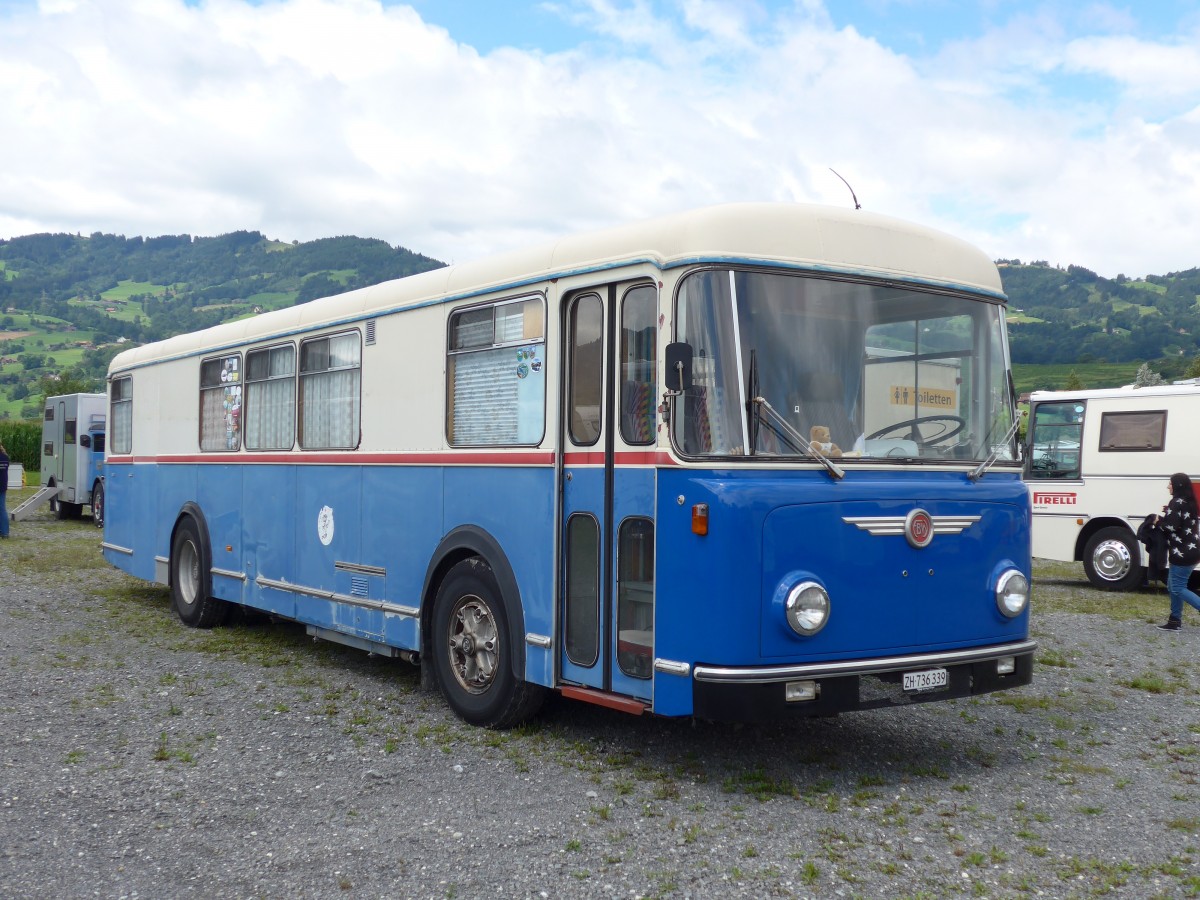 (153'805) - Oswald, Hausen a.A. - ZH 736'339 - FBW/Hess (ex AAGR Rothenburg Nr. 44) am 16. August 2014 in Altst�tten, Allmendplatz