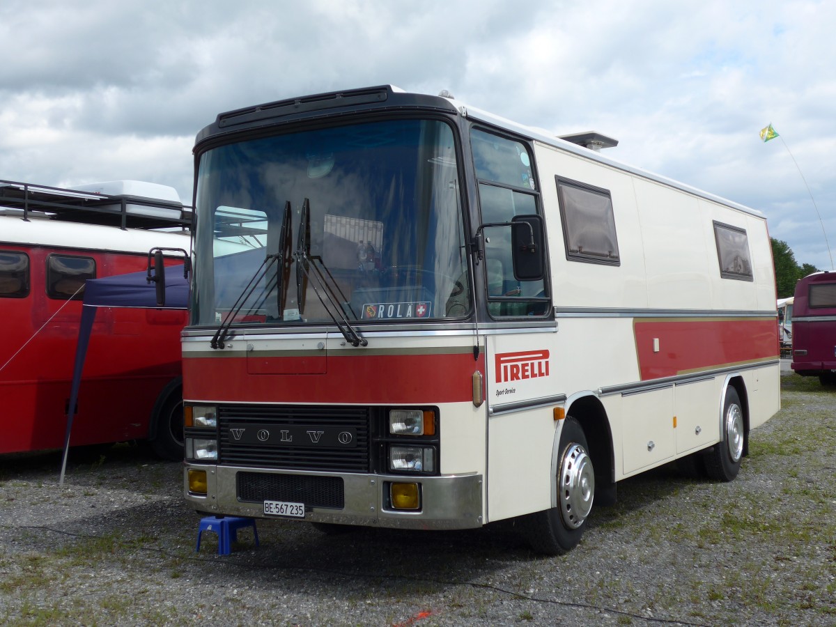 (153'830) - Schweizer, Steffisburg - BE 567'235 - Volvo/Van Hool am 16. August 2014 in Altst�tten, Allmendplatz