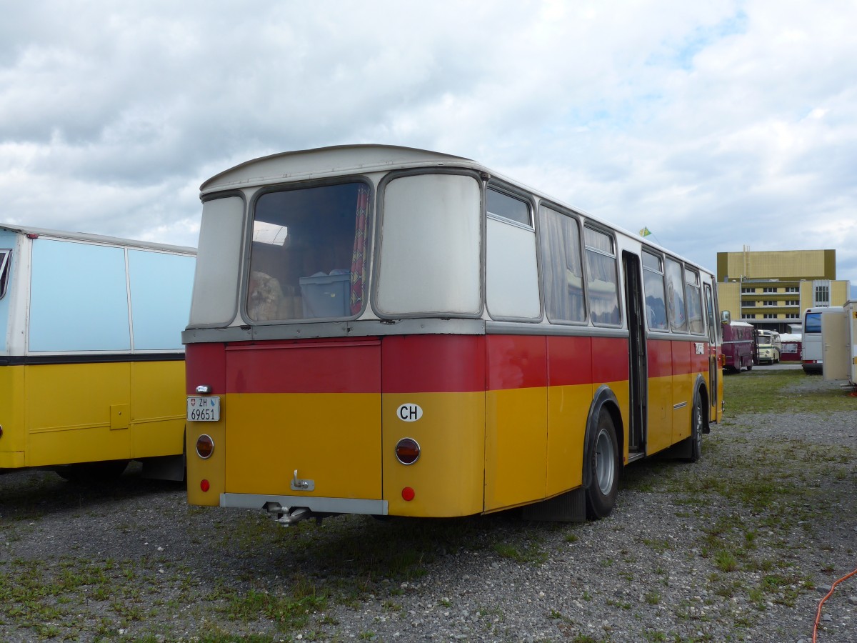 (153'833) - Tr�b, Oberrieden - Nr. 12/ZH 69'651 - FBW/R&J (ex Ryffel, Uster Nr. 12) am 16. August 2014 in Altst�tten, Allmendplatz