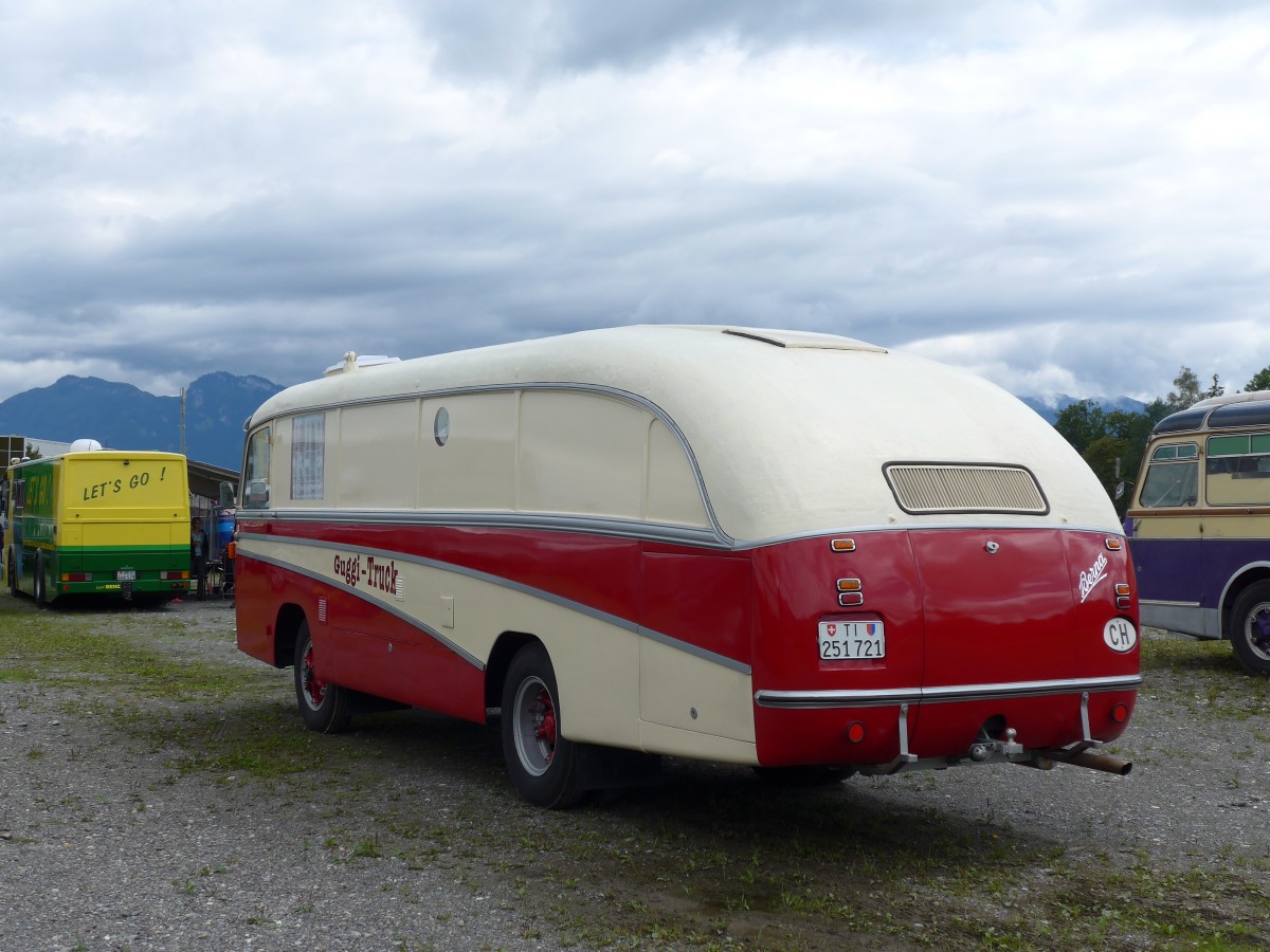 (153'871) - Guggenb�hl, Brissago - TI 251'721 - Berna/R&J (ex VB Biel Nr. 110; ex VB Biel Nr. 10) am 16. August 2014 in Altst�tten, Allmendplatz