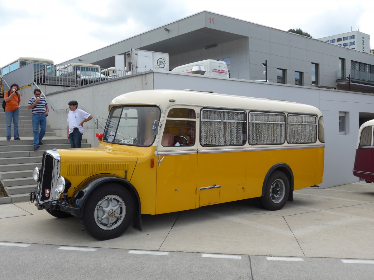 (154'618) - Pfeiffer, H�tten - GL 9959 - Berna/Regazzoni (ex Rieser, H�tten; ex Jelmorini, Tesserete; ex Malfanti, Sonvico) am 30. August 2014 in Oberkirch, CAMPUS Sursee