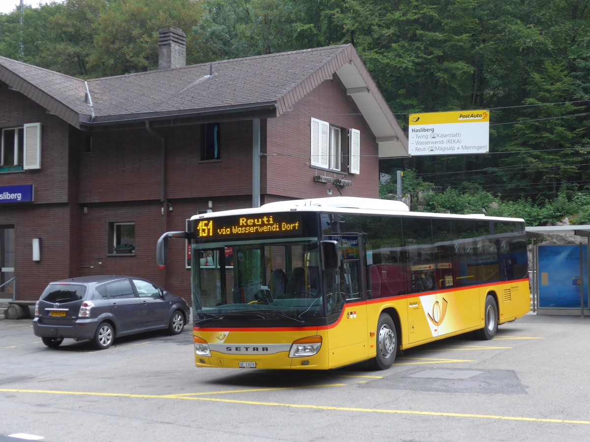 (154'672) - Fl�ck, Brienz - Nr. 0/BE 13'878 - Setra am 30. August 2014 auf dem Br�nigpass