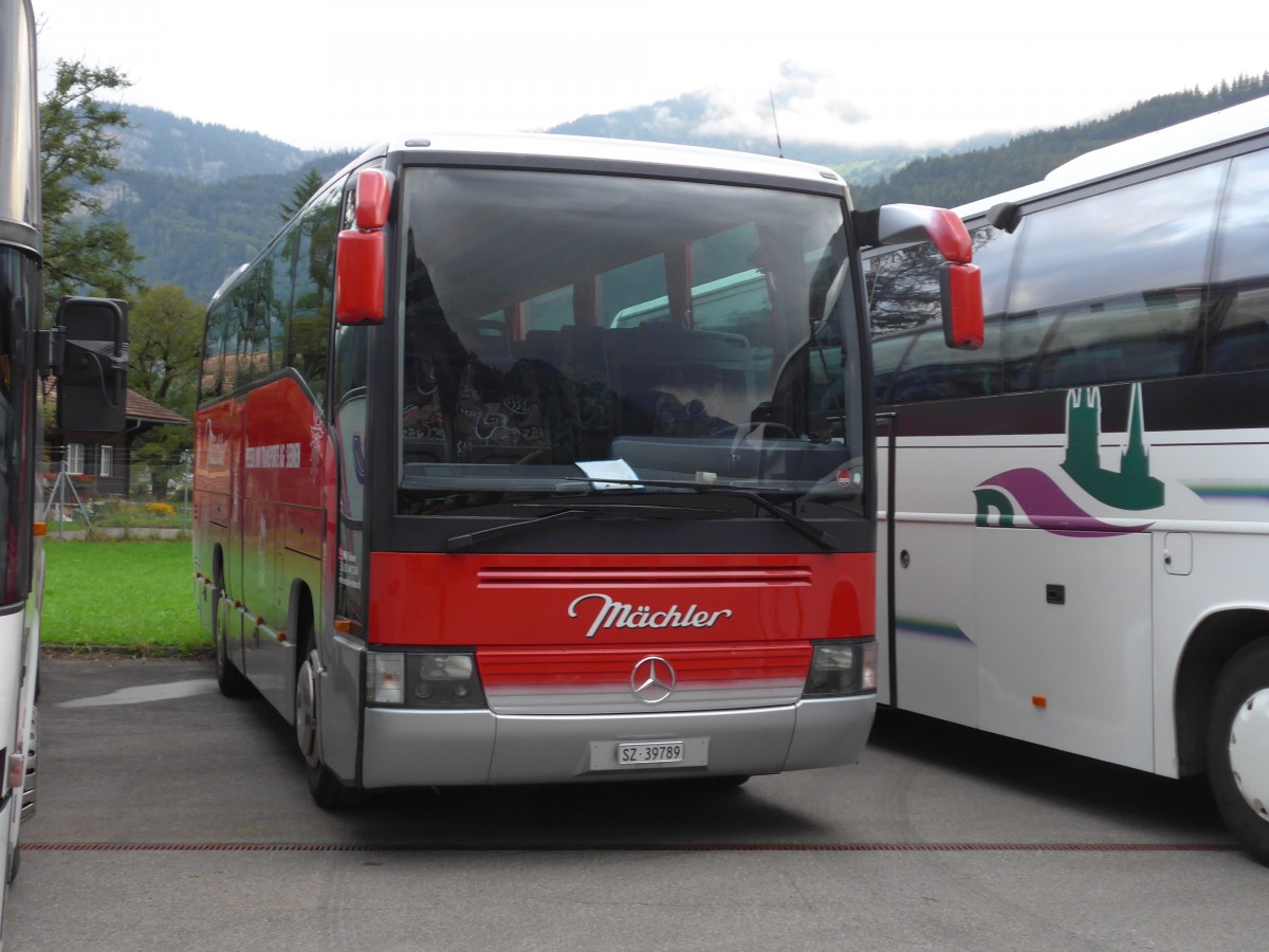 (154'704) - M�chler, Siebnen - SZ 39'789 - Mercedes am 30. August 2014 in Meiringen, Balm