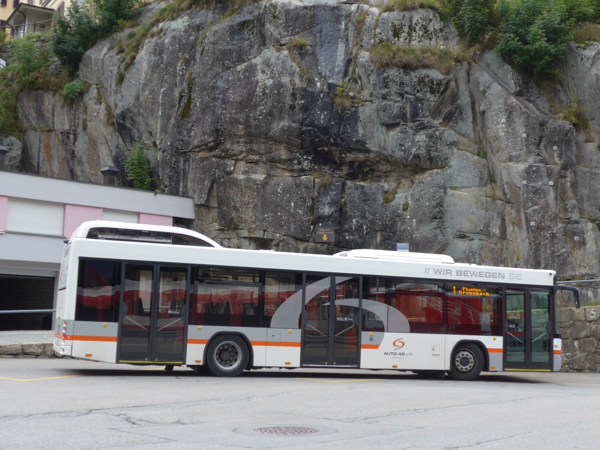(154'858) - AAGU Altdorf - Nr. 1/UR 9441 - Hess am 1. September 2014 beim Bahnhof G�schenen