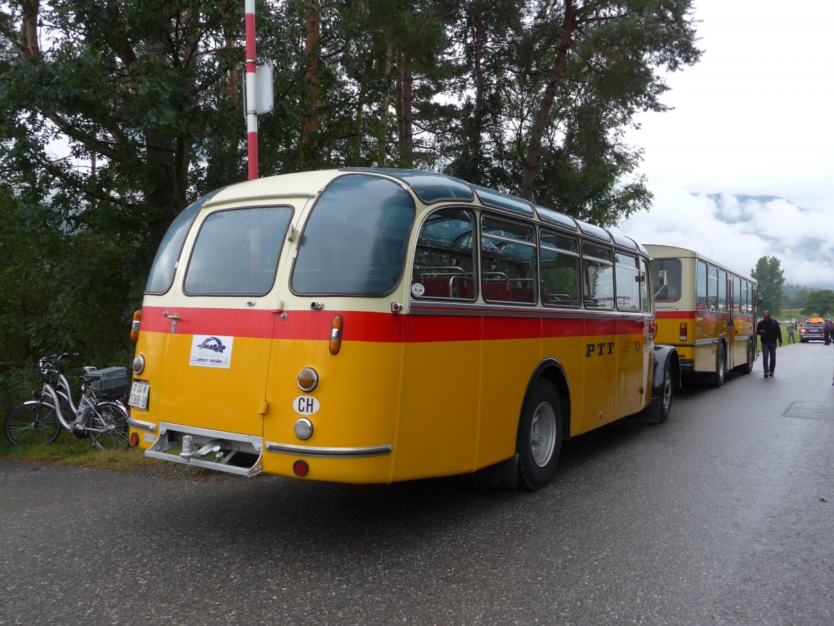 (154'965) - Altherr, Nesslau - SG 1368 U - Saurer/T�scher (ex Buchli, Versam) am 13. September 2014 in Chur, Waffenplatz