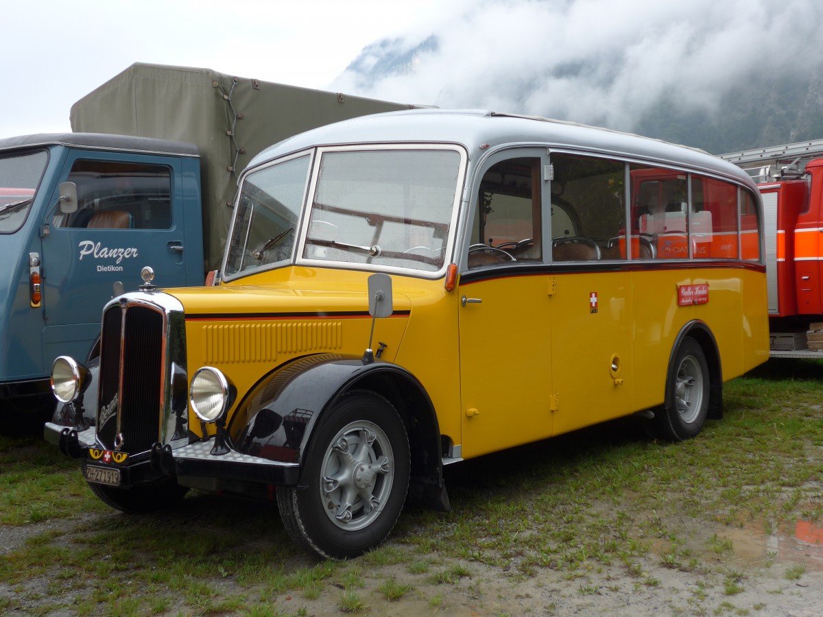 (154'968) - Hurter, M�nchaltdorf - ZH 271'919 - Berna/FHS (ex Volkart, Russikon; ex ASD Aigle; ex P 21'003) am 13. September 2014 in Chur, Waffenplatz