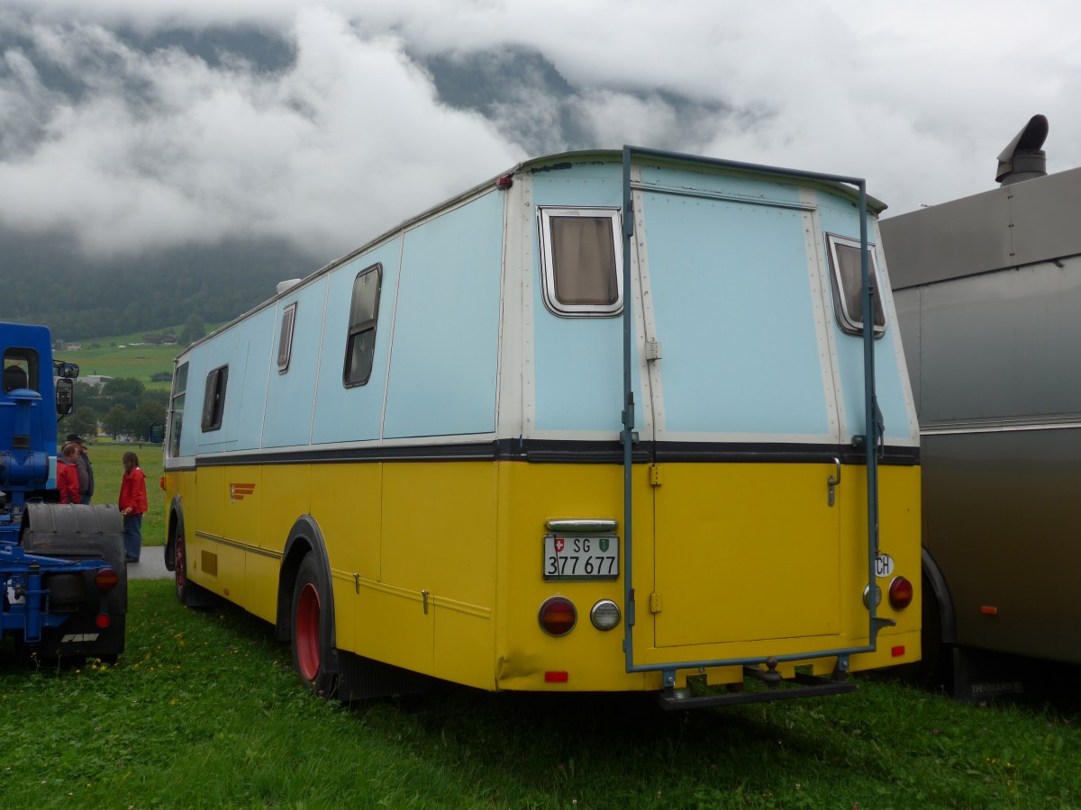 (154'973) - Wucher, Sch�nis - SG 377'677 - FBW/Hess (ex Sch�r, Ettenhausen; ex Fehlmann, Brittnau; ex Landolt, Langenthal; ex P 24'174) am 13. September 2014 in Chur, Waffenplatz