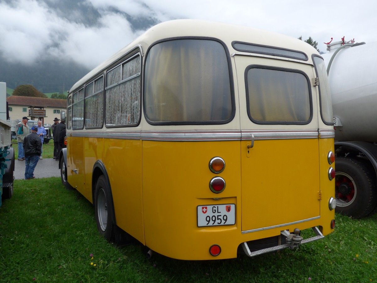 (154'981) - Pfeiffer, H�tten - GL 9959 - Berna/Regazzoni (ex Rieser, H�tten; ex Jelmorini, Tesserete; ex Malfanti, Sonvico) am 13. September 2014 in Chur, Waffenplatz