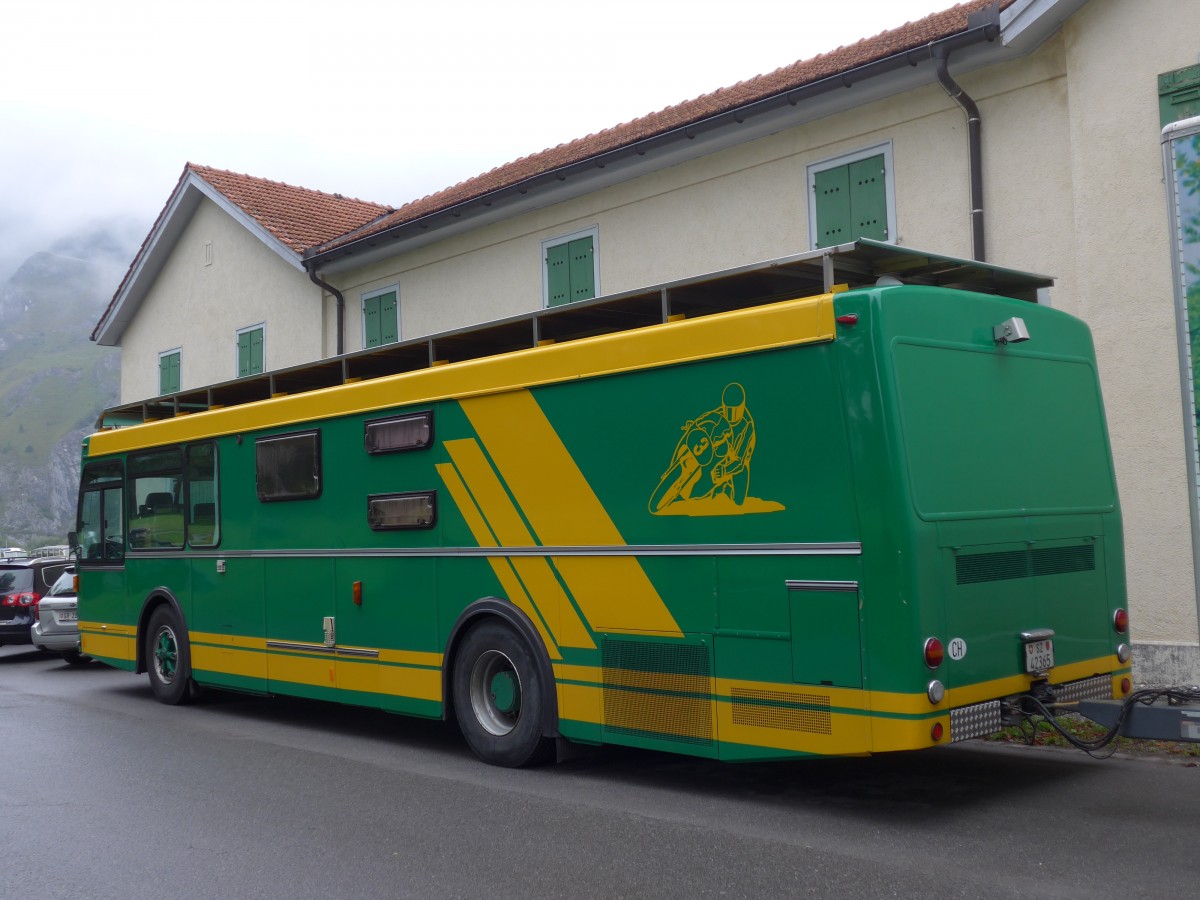 (154'987) - R�llin, Hirzel - SZ 42'365 - FBW (ex ABM Meinisberg) am 13. September 2014 in Chur, Waffenplatz