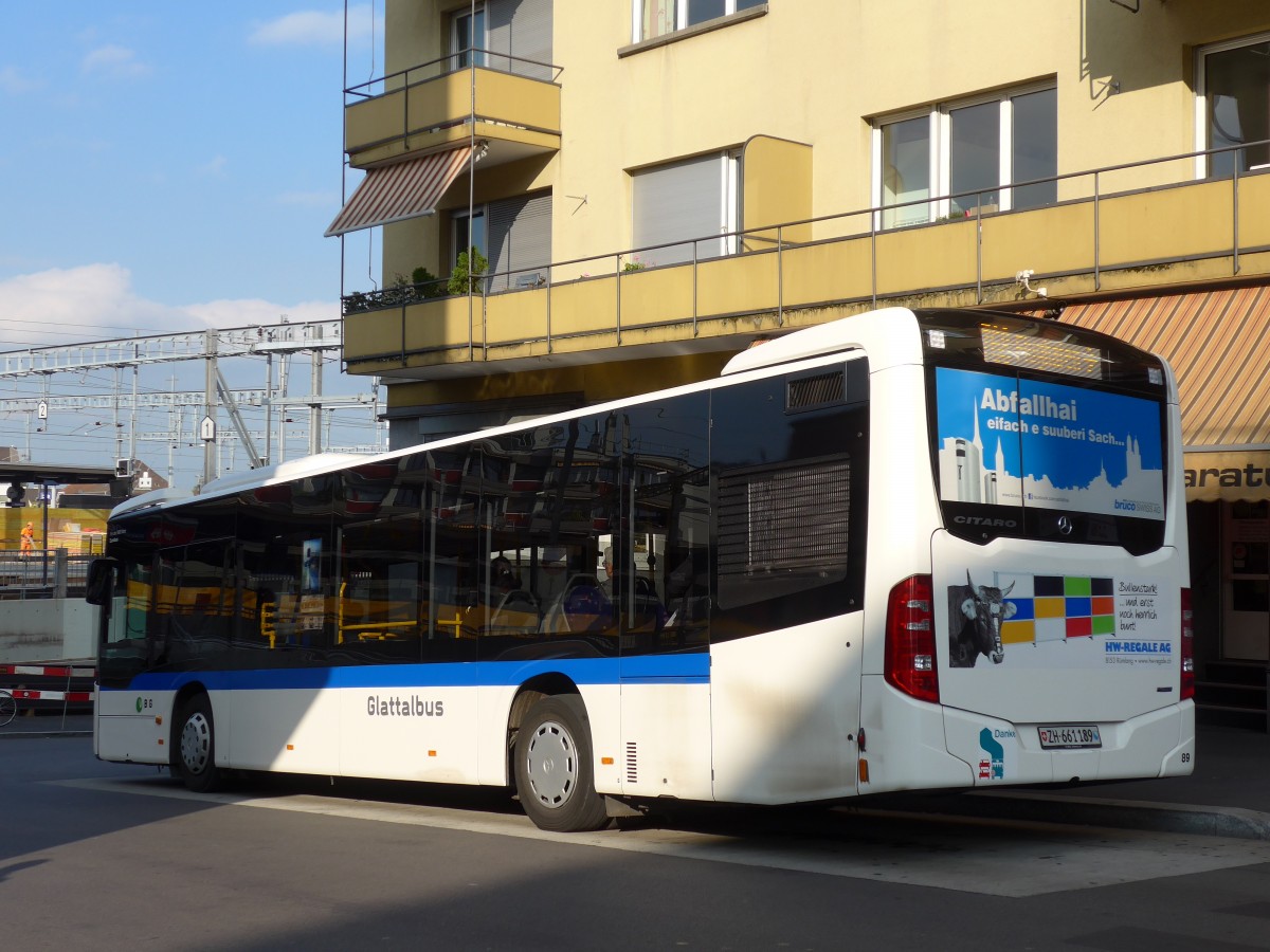 (156'286) - Welti-Furrer, Z�rich - Nr. 89/ZH 661'189 - Mercedes am 28. Oktober 2014 beim Bahnhof Z�rich-Oerlikon