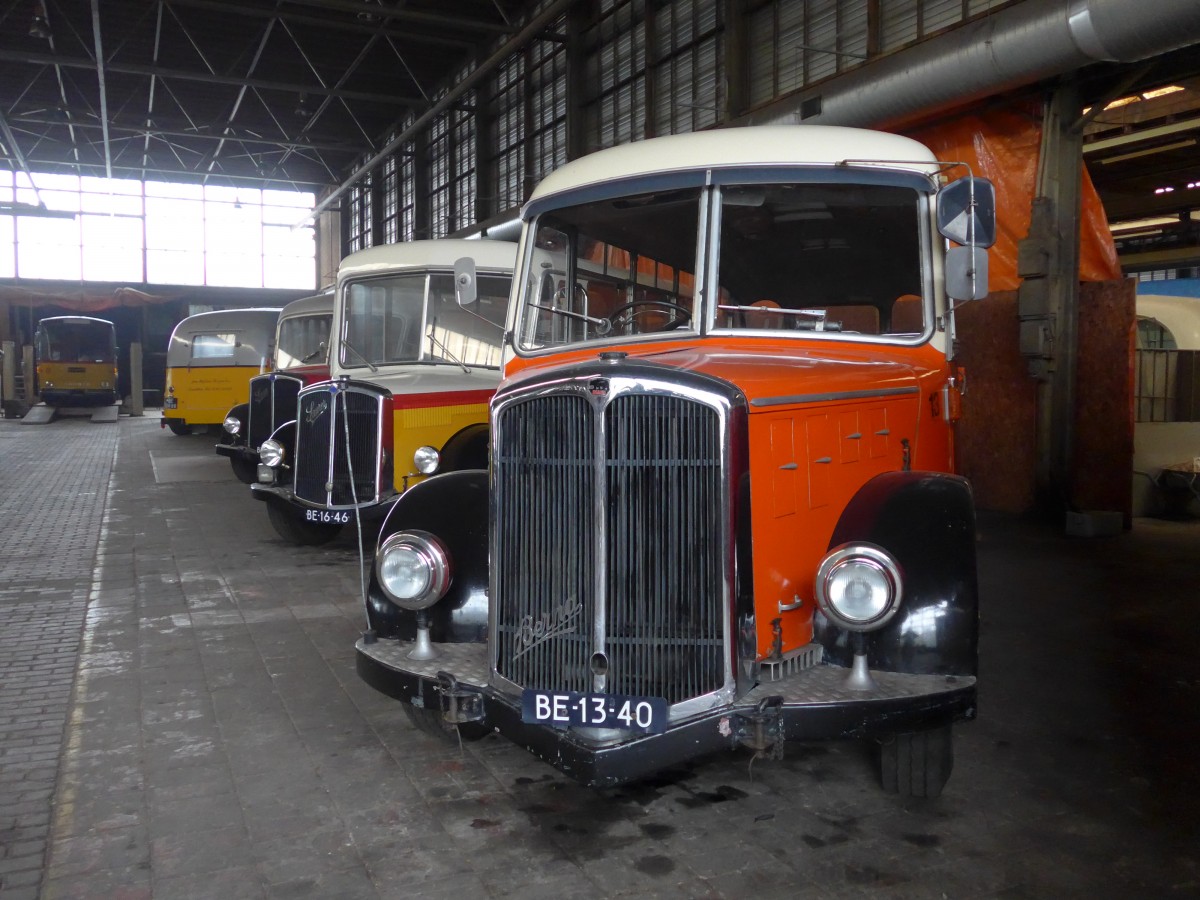 (156'909) - FRAM Drachten - Nr. 13/BE 13-40 - Berna/Lauber (ex T�l�verbier, Verbier Nr. 4; ex Favre, St-Martin) am 20. November 2014 in Drachten, Autobusmuseum
