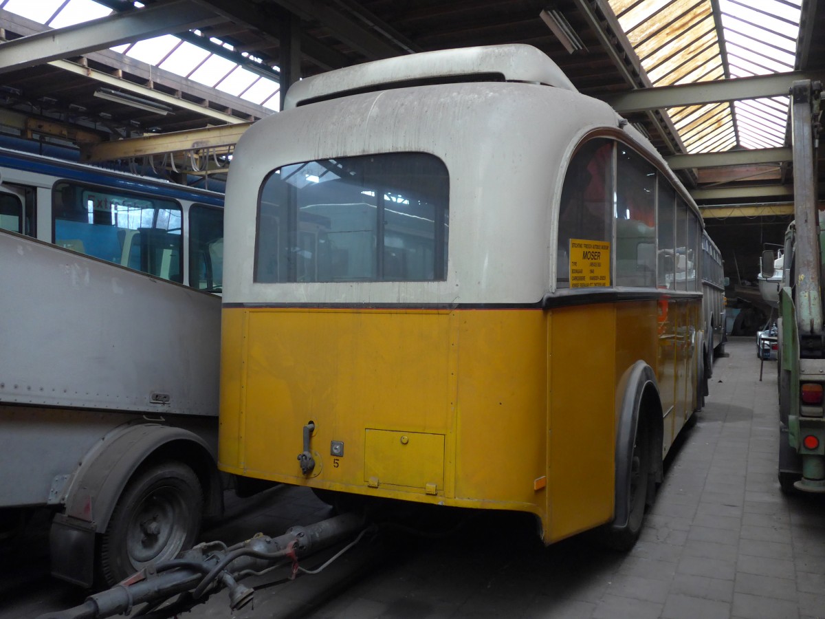 (156'937) - FRAM Drachten - Nr. 21/73-WL-47 - Moser/R&J Personenanh�nger (ex P 32'005) am 20. November 2014 in Drachten, Autobusmuseum