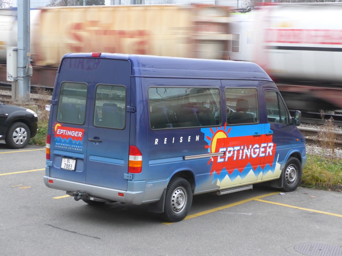 (157'586) - AGSE Eptingen - BL 7883 - Mercedes am 29. November 2014 in Thun, Rosenau