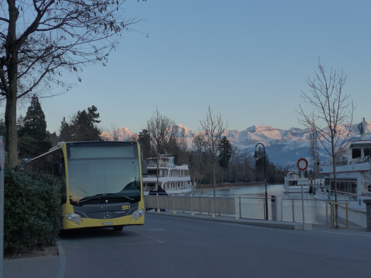 (159'021) - STI Thun - Nr. 177/BE 752'177 - Mercedes am 7. M�rz 2015 bei der Schiffl�ndte Thun
