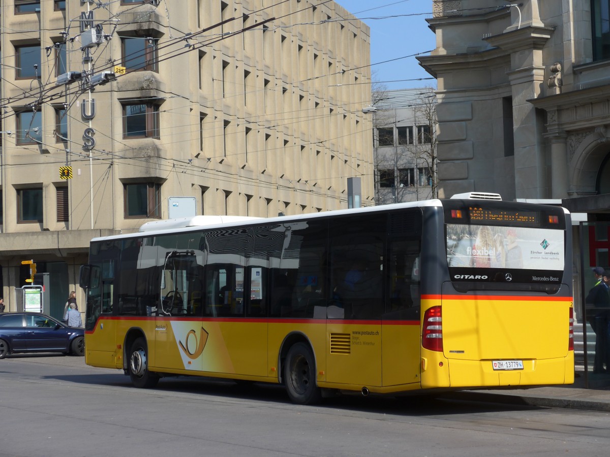(159'430) - Steiger, Schlatt - Nr. 267/ZH 13'779 - Mercedes am 19. M�rz 2015 beim Hauptbahnhof Winterthur