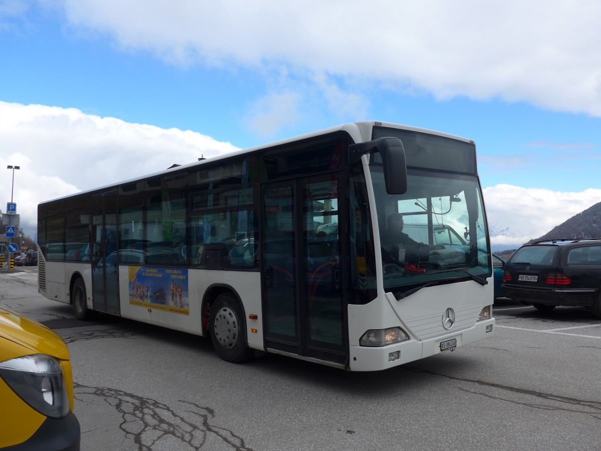 (159'636) - Buchard, Leytron - Nr. 93/VS 386'240 - Mercedes (ex Niederer, Filzbach Nr. 22) am 5. April 2015 in La Tzoumaz, T�l�cabine