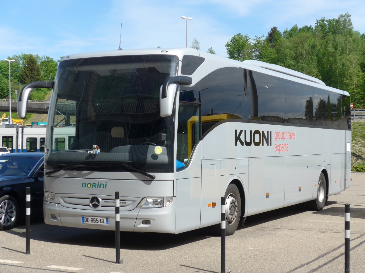 (160'225) - Aus Frankreich: Borini, Meg�ve - DE 855 GL - Mercedes am 8. Mai 2015 in Z�rich, Flughafen