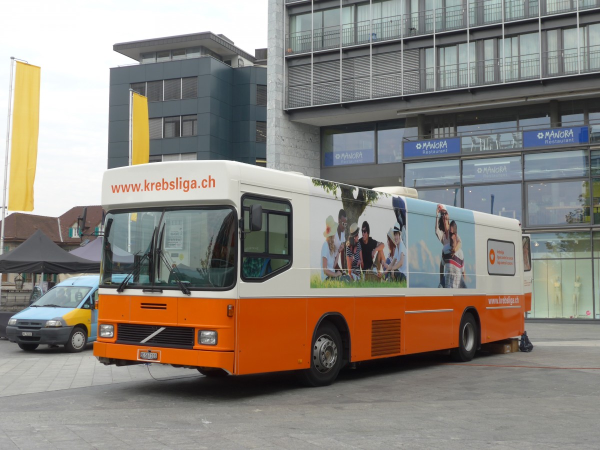 (162'026) - Krebsliga, Bern - BE 567'103 - Volvo/Hess (ex Ligue tuberculose, Neuch�tel) am 11. Juni 2015 in Thun, Aarefeldplatz
