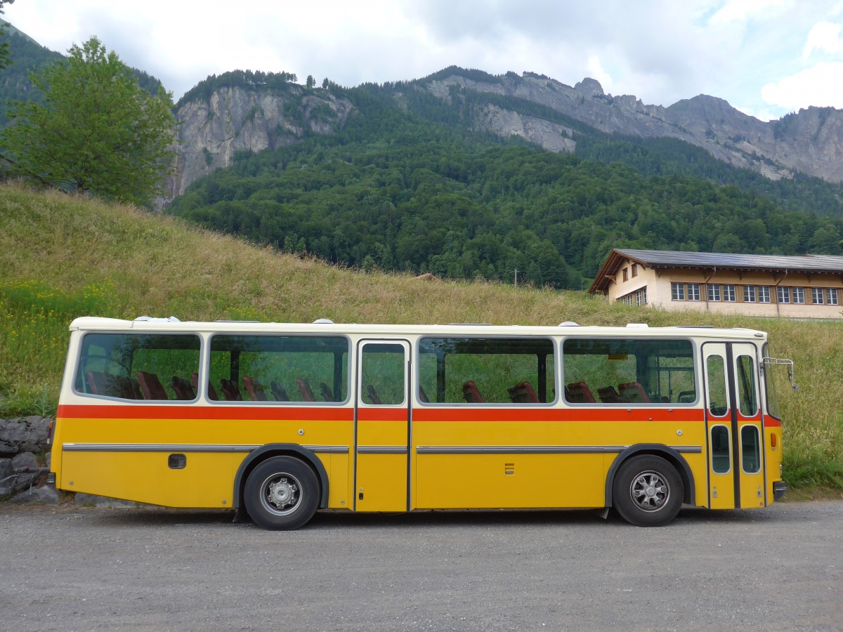 (162'063) - Ziegler, Pratteln - BL 76'492 - Saurer/T�scher (ex P 24'265) am 13. Juni 2015 in Brienz, Kirche