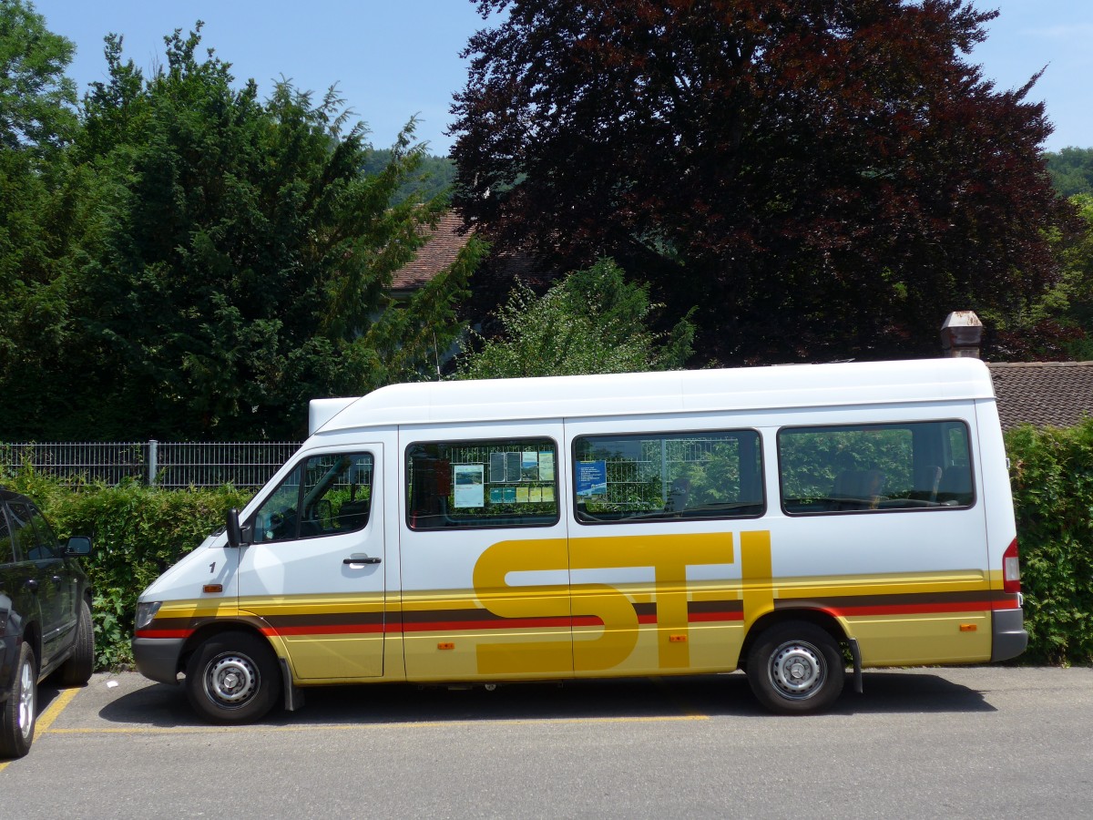 (162'918) - STI Thun - Nr. 1/BE 300'401 - Mercedes am 4. Juli 2015 bei der Schiffl�ndte Thun