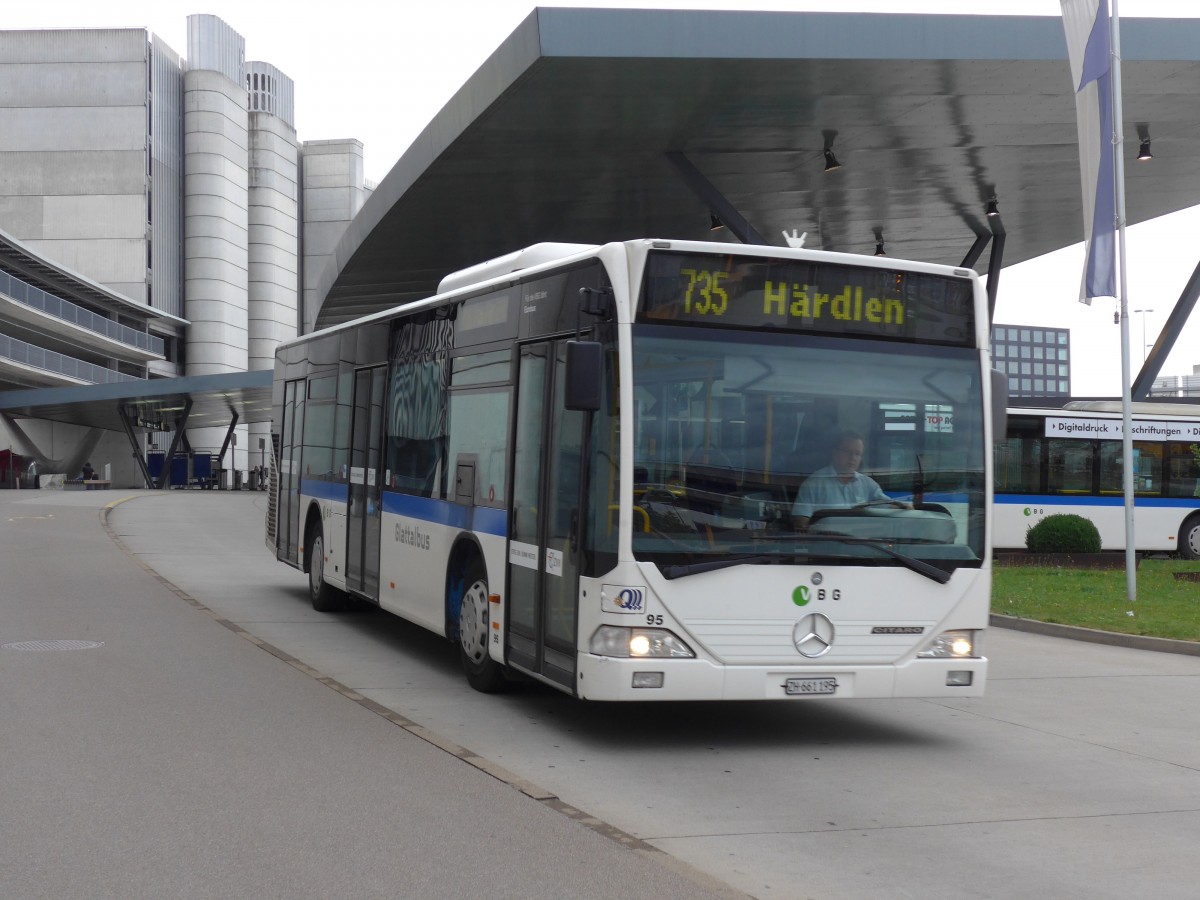 (163'318) - Welti-Furrer, Bassersdorf - Nr. 95/ZH 661'195 - Mercedes am 15. August 2015 in Z�rich, Flughafen